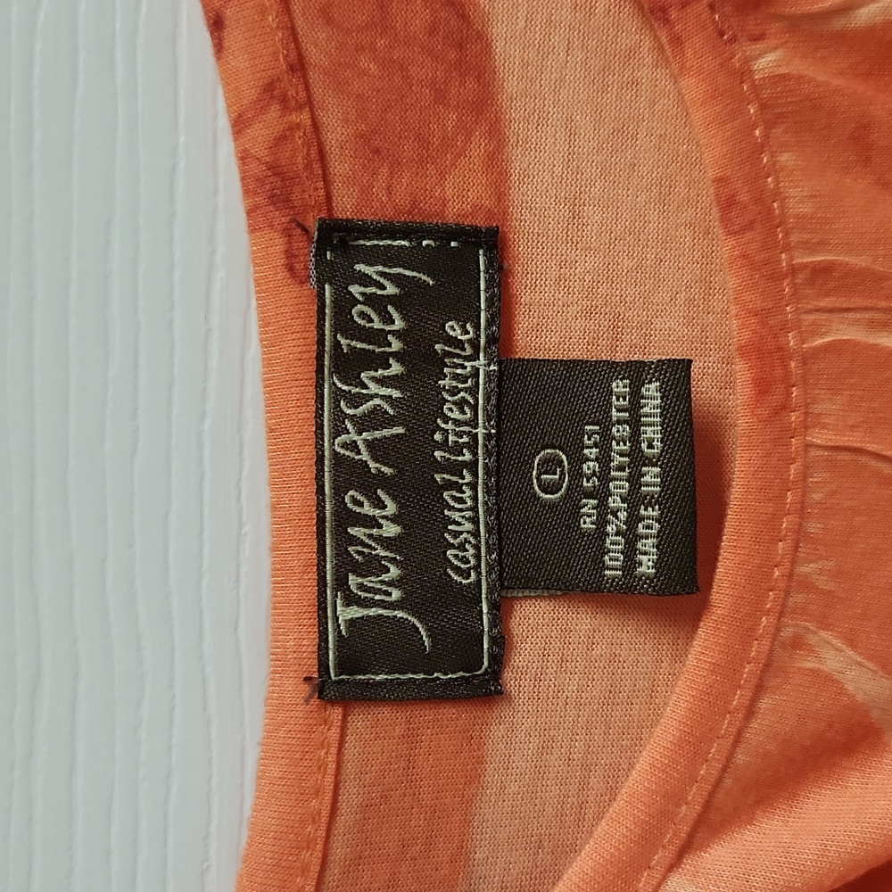 Jane Ashley orange top - Picture 3 of 4